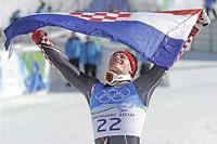Ivica Kostelic wins Olympic silver in the super combined