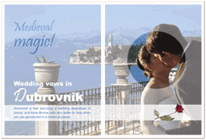 Medieval magic - Wedding vows in Dubrovnik